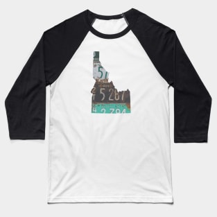 Vintage Idaho License Plates Baseball T-Shirt